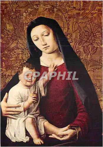 Cartes postales moderne Musee du Petit Palais Avignon (Vaucluse) Ecole d'Avignon vers 1490 la Vierge et l'Enfant