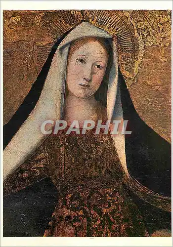 Cartes postales moderne Musee Conde Chantilly Ecole d'Avignon Enguerrand Charonton la Vierge de Misericorde
