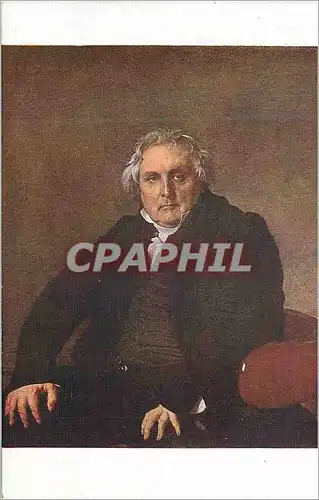 Cartes postales moderne Musee du Louvre Ingres Portrait de Louis Francois Bertin Aine