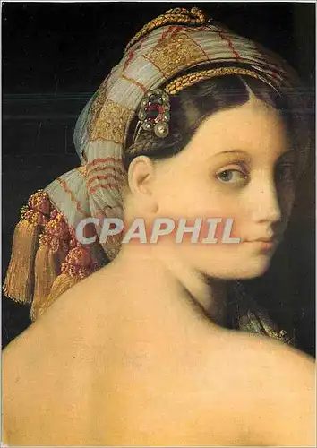 Cartes postales moderne Paris Musee du Louvre Ingres (1780 1867) la Grande Odalisque la Tete