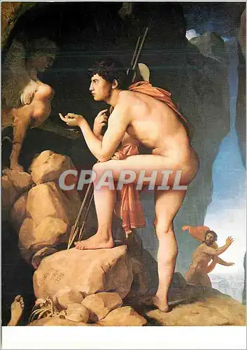 Cartes postales moderne Paris Musee du Louvre Ingres Jean Auguste (1780 1867) Oedipe Expliquant l'Enigme