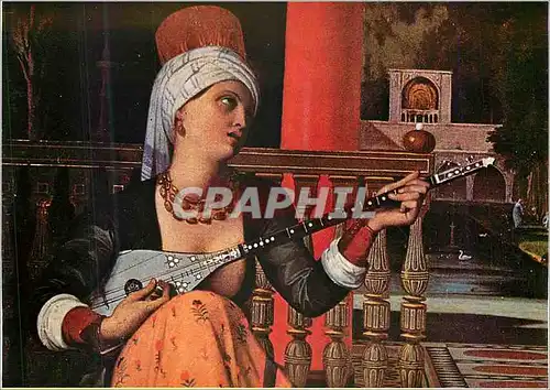 Cartes postales moderne Ingres Musicienne orientale