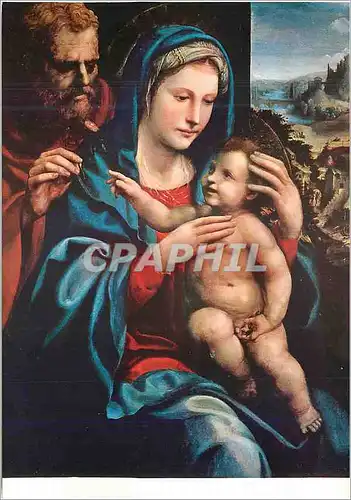 Cartes postales moderne Roma Sodoma la Sainte Famille (Galerie Borghese)