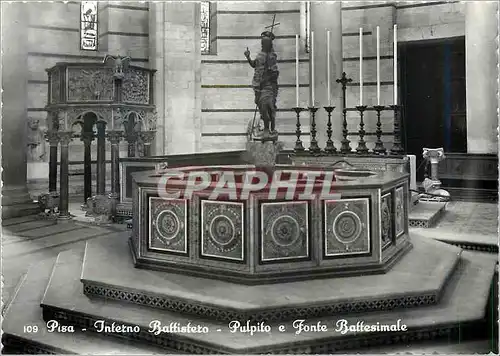 Cartes postales moderne Pisa Interno Battistero