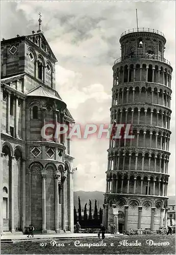 Moderne Karte Pisa Campanile e Abside Duomo