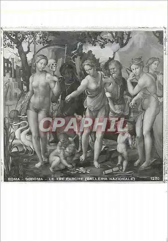 Cartes postales moderne Roma Sodoma le Tre Parche (Galleria Nazionale)