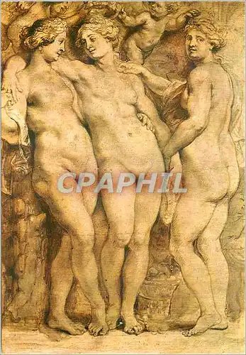 Cartes postales moderne Firenze Galleria Pitti les Trois Graces