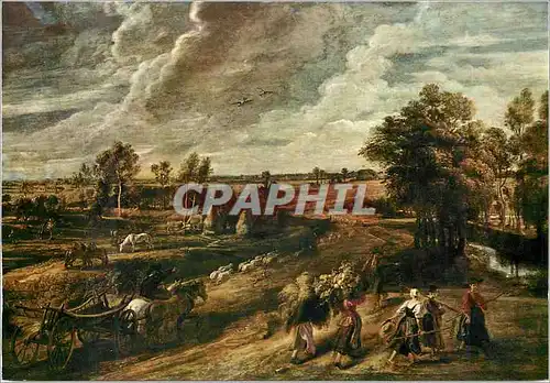 Cartes postales moderne Firenze Galleria Pitti Rubens Retour du Paysans du Travail