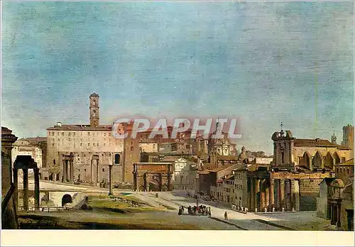 Cartes postales moderne Venezia Museo d'Arte Moderna Ca'Pesaro Ippolito Caffi Panorama