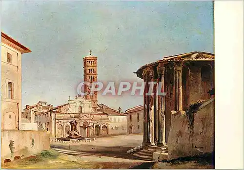 Cartes postales moderne Venezia Museo d'Arte Moderna Ca'Pesaro Ippolito Caffi Tempio di Vesta