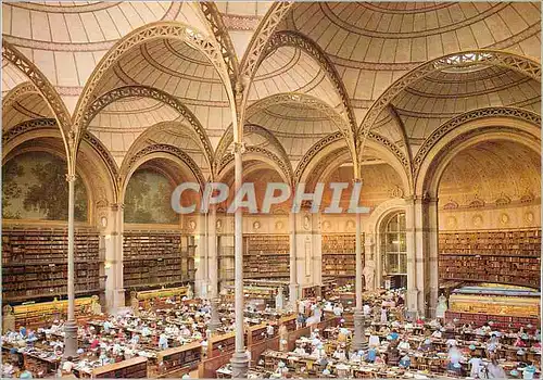 Moderne Karte Bibliotheque Nationale Departement des Livres Imprimes Salle de Travail Salle Labrouste 1867