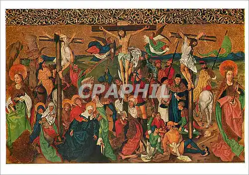 Cartes postales moderne Musee d'Unterlinden Colmar Ecole Haut Rhinoise 15e Siecle Retable de l'Ancienne Eglise