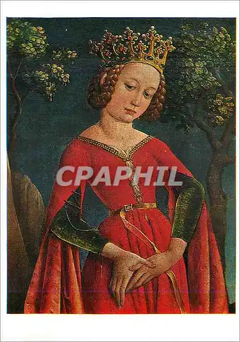 Cartes postales moderne Musee d'Unterlinden Colmar Ecole Haut Rhinoise 15e Siecle St Georges Terrassant le Dragon La Pri