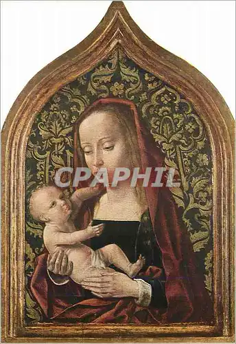 Moderne Karte Anonymfrans Madonna met kind 1495 Virgin with Child