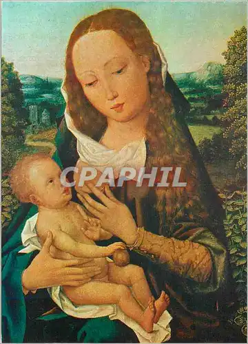 Cartes postales moderne Collection Privee Kunstmuseum Basel La Vierge et l'Enfant