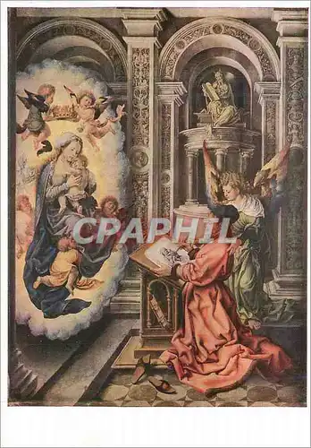 Cartes postales moderne Wien Kunsthistorisches Museum Saint Luc Peignant la vierge