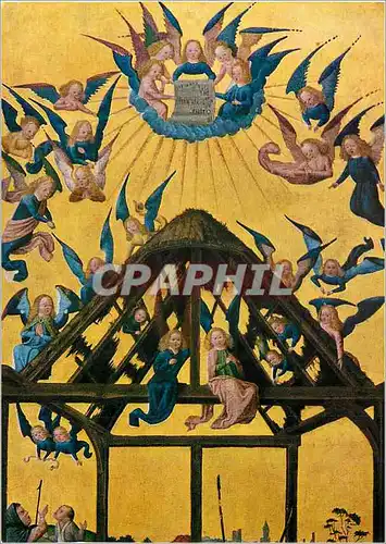 Cartes postales moderne Meister der hl Sippe Engel aus der Geburt Christi um 1500