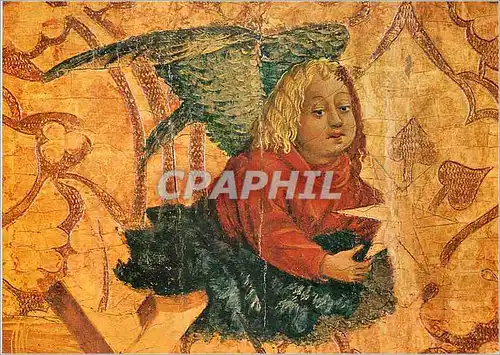 Cartes postales moderne Brixener Meister um 1450 Engel aus einer Anbetung der Heiligen Drei Konige