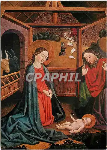 Cartes postales moderne Hans Burgkmair (1473 1531) L'Adoration de l'Enfant