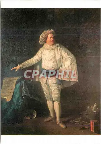 Moderne Karte Comedie Francaise Carle Van Loo (1705 1763) Preville (1721 1799)