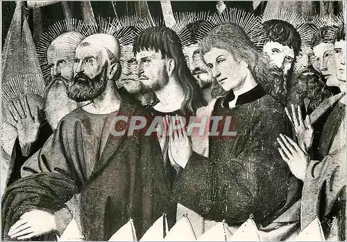 Cartes postales moderne Villeneuve les Avignon (Gard) Musee Enguerrand Charonton (XVe S) Le Couronnement de la Vierge (1