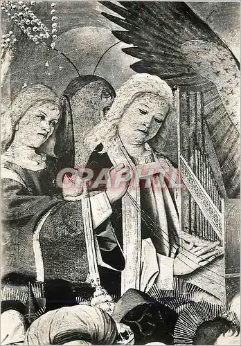 Cartes postales moderne Villeneuve les Avignon (Gard) Musee Enguerrand Charonton (XVe S) Le Couronnement de la Vierge (1