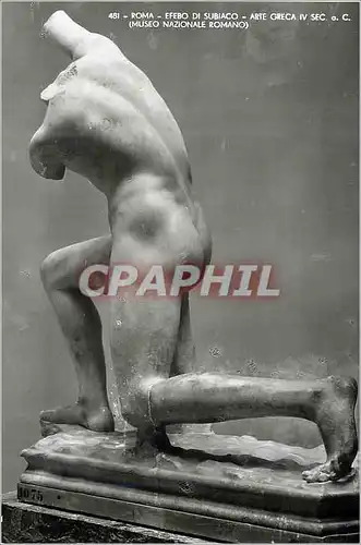 Cartes postales moderne Roma Efebo di Subiaco Arte Greca IV Sec a C (Museo Nazionale Romano)