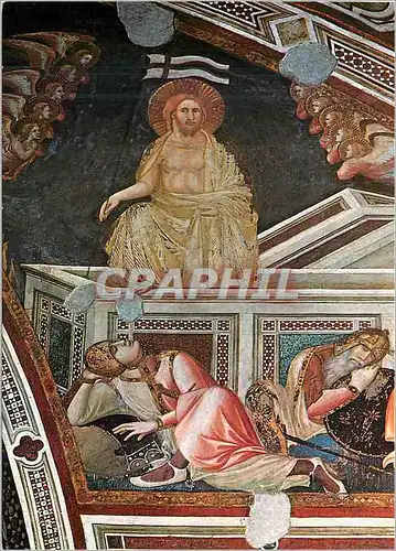 Cartes postales moderne Assisi S Francesco Unterkirche Pietro Lorenzetti um 1330 1340 Auferstehung