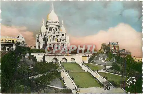 Cartes postales moderne Paris et ses Merveilles Basilique du Sacre Coeur (1876 1910) et la Colline de Montmartre