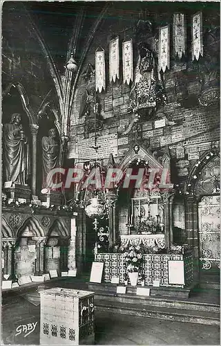 Cartes postales moderne Guingamp (C du N) Interieur de la Basilique Notre Dame de Bon Secours (XIIIe S) Autel et Porche