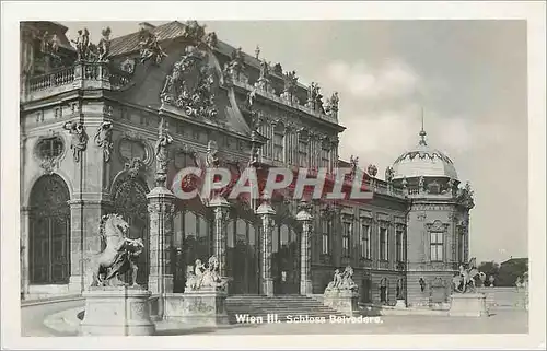 Moderne Karte Wien III Schloss Belvedere