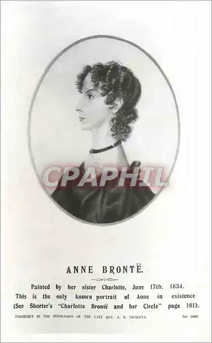 Cartes postales moderne Anne Bronte See Sharter's Charlotte Bronte and her Circle