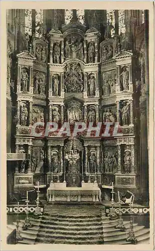 Cartes postales moderne Burgos Catedral Grand Autel Retable