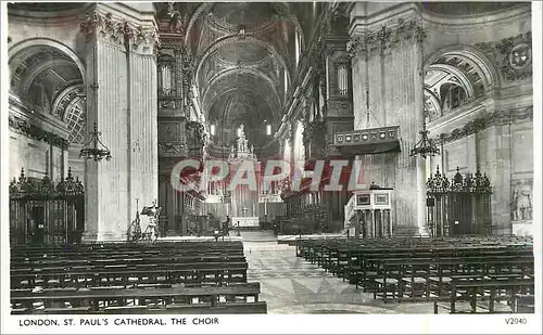 Moderne Karte London St Paul's Cathedral The Choir