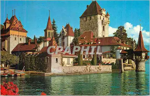 Cartes postales moderne Schloss Oberhofen am Thunersee