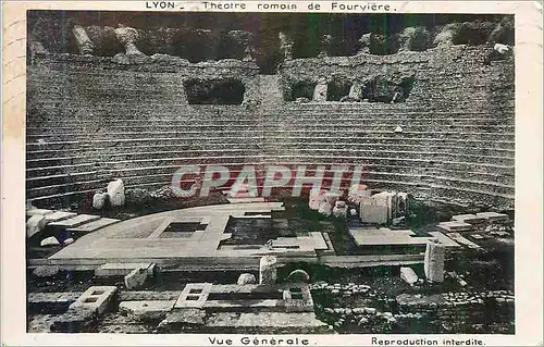 Moderne Karte Lyon Theatre Romain de Fourviere Vue Generale