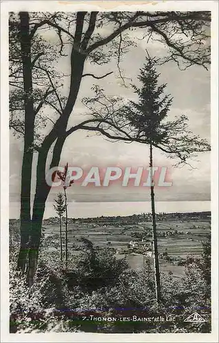 Cartes postales moderne Thonon les Bains et le Lac