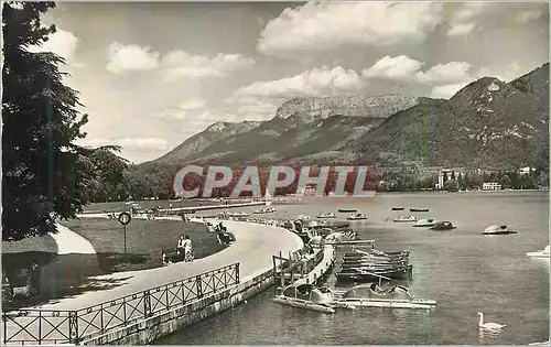 Moderne Karte Annecy La Baie d'Albigny et le Parmelan