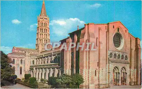 Moderne Karte Toulouse La Basilique Saint Sernin (XIe XIIe S) La Plus Belle des Eglises Romaines