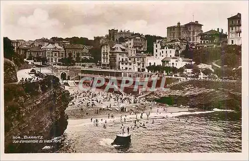 Cartes postales moderne Biarritz Vue d'Ensemble du Vieux Port