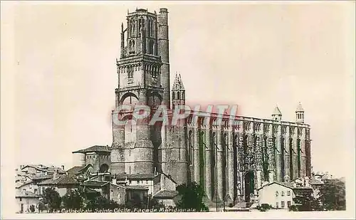 Moderne Karte La Cathedrale Sainte Cecile Facade Meridionale