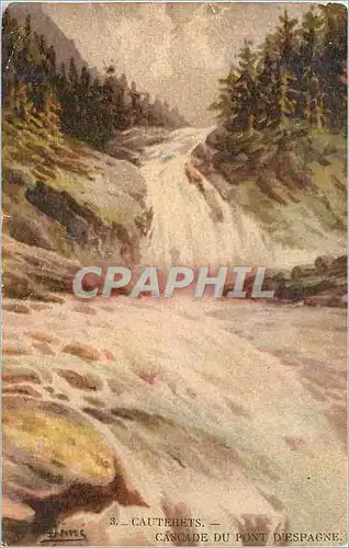 Cartes postales moderne Cauterets Cascade du Pont D'Espagne