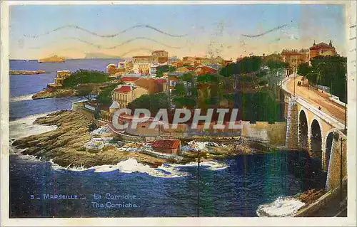 Cartes postales moderne Marseille la Corniche