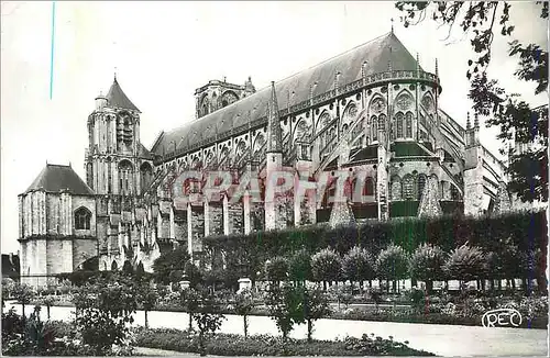 Cartes postales moderne Bourges (Cher) Jardins de l'Eveche la Cathedrale