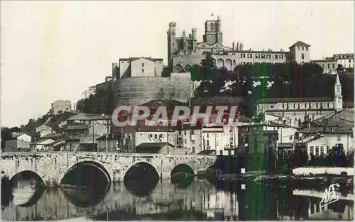 Cartes postales moderne Beziers Vue Generale et le Pont Vieux