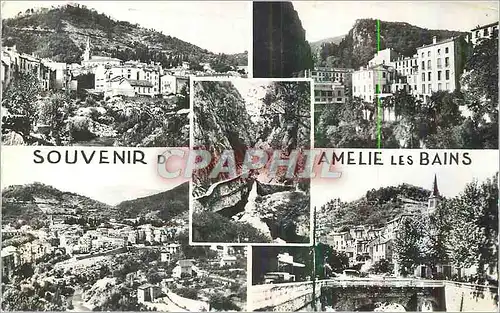 Moderne Karte Amelie les Bains (Pyr Or)