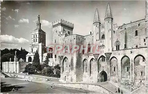 Moderne Karte Avignon (Vaucluse) Palais des Papes Partie Construite par le Pape Clement VI