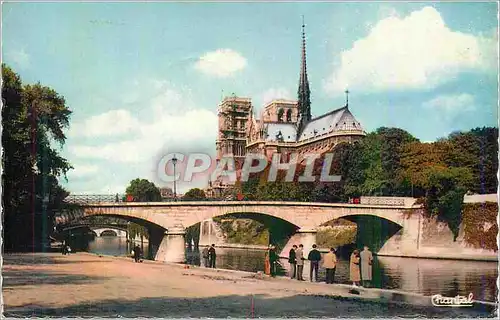 Moderne Karte Paris Notre Dame