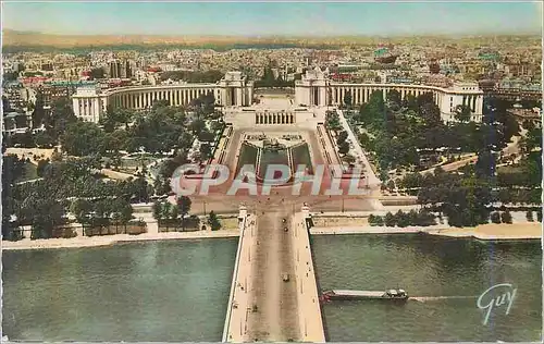 Cartes postales moderne Paris et ses Merveilles Les Jardins du Trocadero et le Palais de Chaillot