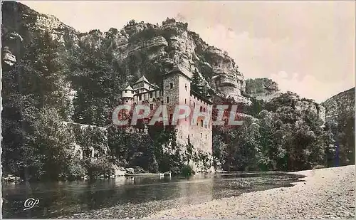 Moderne Karte Gorges du Tarn Chateau de la Caze